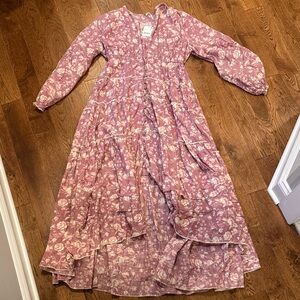 Free People Pink Floral Dress